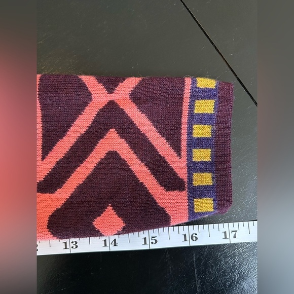 Smartwool Camp House Wrap Wool Sweater in Berry Colors Size Large - Picture 6 of 7